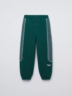 Everlast Kids Forest Green Joggers with Slate Side Panels